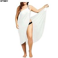 Vestido de Playa para Mujer Ouwu Cubierta de Sarong de Espalda Cruza Lentejuelas Y2K - details 6