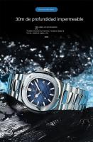POEDAGAR Nuevo reloj de cuarzo para hombre ultrafino resistente al agua - details 4