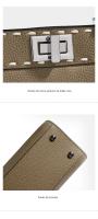 Bolso De Piel Auténtica Para Mujer, Bolso De Hombro, 20cm, Lujo - details 7