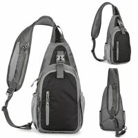 Bolso de hombro deportivo informal para hombre y mujer, bolsa de pecho multifuncional impermeable, correa ajustable, riñonera cruzada duradera - details 26