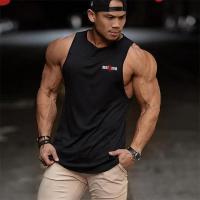 Chaleco informal y cómodo para hombre, camiseta sin mangas holgada para entrenamiento físico, agradable para la piel, ropa exter - details 2