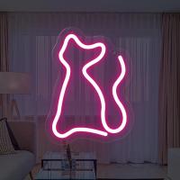 Letrero de neón de gato, lámpara decorativa de animales, luz nocturna alimentada por USB para el hogar, habitación, dormitorio, decoración de pared para fiesta de boda, regalo de cumpleaños, neón de gato - details 2