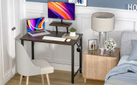 Rcynview  Escritorio de Computadora Estilo Clásico Cajón Utilidad Altura 75cm Ancho 80cm - details 1