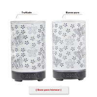 Humidificador de aire ultrasónico, difusor de aromaterapia de aceites esenciales, mariposa hueca con atomizador de luz LED de co - details 10