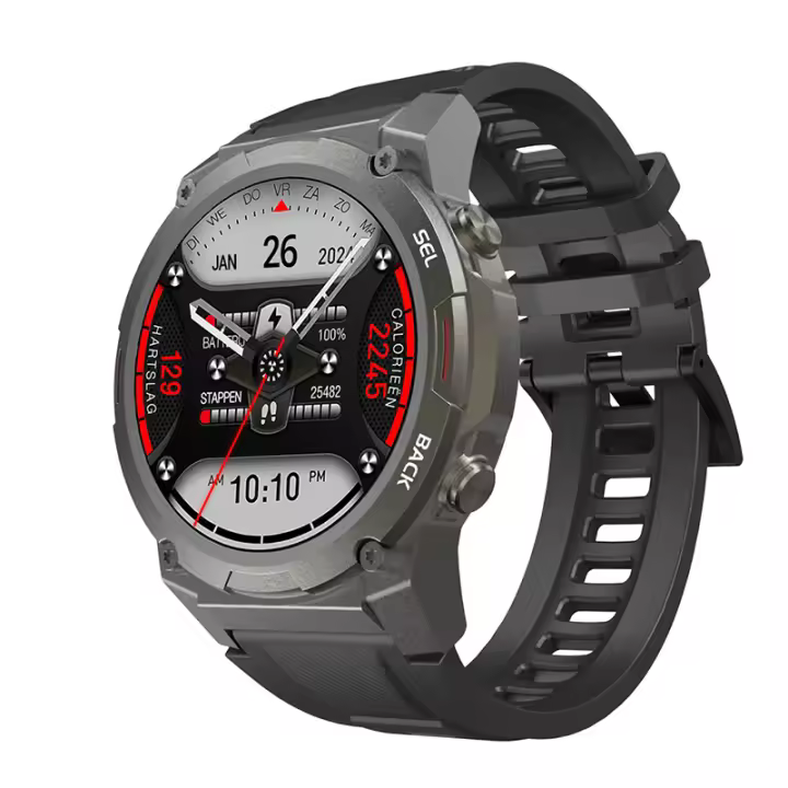 Reloj Inteligente Deportivo de Fitness BOALZETD 2024 ULTRA pro para Hombres con Bluetooth HD 1.43 Pulgadas NFC Seguimiento GPS 400mAh Compatible con Android e IOS - 1