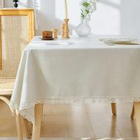 Ence mantel impermeable blanco suave para piscina, escritorio para todas las fiestas, bodas, cocinas, cenas, picnics y hogar - details 1