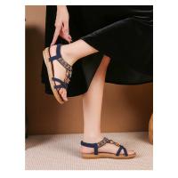 Elegantes Sandalias de Verano 2025 Boho con Strass Chanclas de Dedo de Cuero Genuino, Moda Playa y Fiesta, Diseño Exclusivo y Lujo - details 11