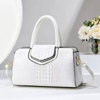 Bolso de hombro decorativo con estampado de cocodrilo de moda, bolso de viaje elegante de gran capacidad, mochila de lujo de alta gama - details 0