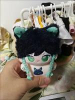 Mini Genshin Impact Venti WenDi Idol, muñeco de algodón de 10cm, muñecos de estrella de peluche, figura de juguete, regalo de cumpleaños - details 6