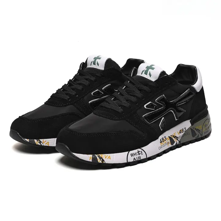 Zapatillas deportivas retro para hombre con suela gruesa y transpirables. - 1