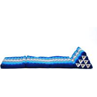 Cómodo Colchón De Suelo con Cojín De Lectura, Futón Japonés, Cama Plegable O Esterilla De Masaje Tailandés, 170 x 53 cm, Azul Claro - details 377