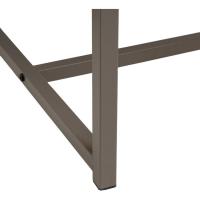 Mesa de Balcón Baja de Sofá Natural y Negro 100x36x50 CM Ideal para Salón, Comedor, Oficina - details 8