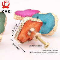 KAK-Pomos y tiradores de armario de ágata Natural, tiradores dorados de estilo nórdico para cajón de cocina, herrajes decorativos para muebles - details 1