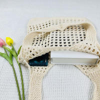 Bolso de hombro tejido con diseño hueco Vintage para mujer, bolsos de mano de gran capacidad, bolsos de viaje de verano para mujer, bolsos de playa - details 15