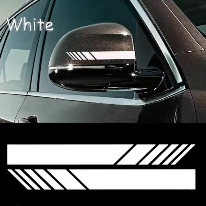 2 uds estilo pegatina lateral para mascotas para espejo retrovisor accesorios pegatinas de coche - 1