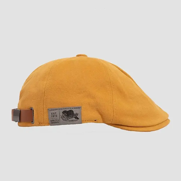 Gorros Peaky Blinders de algodón para hombre y mujer, boinas de estilo occidental británico, gorra de hiedra clásica, boina de lino Vintage, Invierno - 1