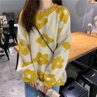 2024 ins nueva moda mujer suéteres invierno mujeres suéteres de flores sobre tamaño mujeres pullover suéteres - details 34