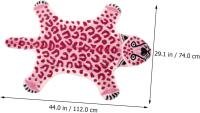 1 alfombra con diseño de león, alfombra de piel de animal, alfombra de entrada para el baño, alfombra de felpa, felpudo para el hogar, alfombra con estampado de animales, alfombra para el suelo - details 1