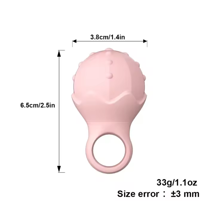 Vibrador de Dedo para Mujer Estimulador de Clítoris Juguetes Sexuales Mini Saltos de Huevos para Parejas Juegos de Flirting - 1