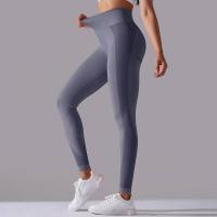 Pantalones Deportivos Sin Costuras para Mujeres Cintura Alta Yoga, Levantamiento de Glúteos, Carreras Ropa de Gimnasio - details 8
