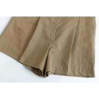 Conjunto de Blazer y Shorts de Cintura Alta para Mujer Estilo Retro 2022 Vestido de Lino de Moda - details 9