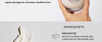 Made with shea butter to help hydrate, soften, and condition dry processed hair