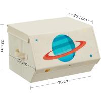 Cajas de Juguetes para Niños Juego de 3 Cajas Apilables y Plegables con Asas y Tapa Magnética - details 4