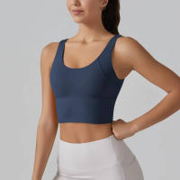 Hmidou-Sujetador deportivo para mujer, ropa interior Sexy de realce para Yoga, correr, gimnasio, Tops de Fitness, camiseta sin mangas de verano - details 19