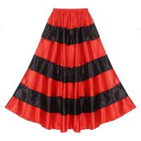 Faldas Flamenco española mujer, falda larga con volantes grandes, tre salón latino para danza del vientre, actuación de 360 - details 2