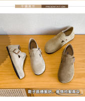 Zapatos todo incluido con plataforma de cuero, nueva versión coreana de versátiles zapatos individuales con aumento de altura interior de un pedal - details 21