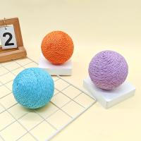 Pelota para rascar gatos con cuerda de papel grande, juguete interactivo para morder, juguetes para masticar, rascador divertido para gatos, suministros para mascotas - details 1
