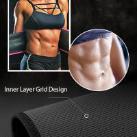 Entrenador de Cintura Ajustable Rodillo de Sudor para Pérdida de Peso Soporte de Espalda Deportivo - details 7