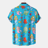 Camisa de manga corta para hombre, Camisa ajustada con estampado de flores fragmentadas, serie CS, primavera y verano, 2024 - details 107