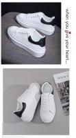 Zapatillas Casuales de Moda para Mujer 2024 Zapatos de Cuero PU de Color Sólido - details 11