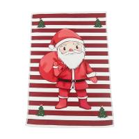 Toalla de baño absorbente de microfibra, árbol de Navidad, Papá Noel, lavado de manos, regalos de Navidad, 32x45cm - details 8