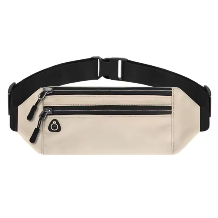 Riñoneras ultrafinas para correr, bolso ligero impermeable para correr maratón, almacenamiento, bolso deportivo multifunción para teléfono, hombres y mujeres - 1