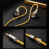 Cable de auriculares QKZ T1 de 8 hilos, Cable mejorado de 0,75 MM, 2 pines, Cable de auriculares KZ Chapado en plata, auriculares con Cable Jack KZ de 3,5mm - details 7