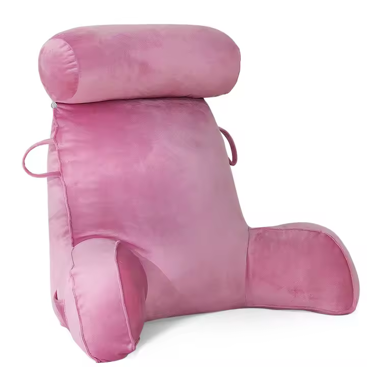 Cojín de Cabezal de Cama Almohada de Apoyo de Cuerpo en Forma de Triángulo - 1
