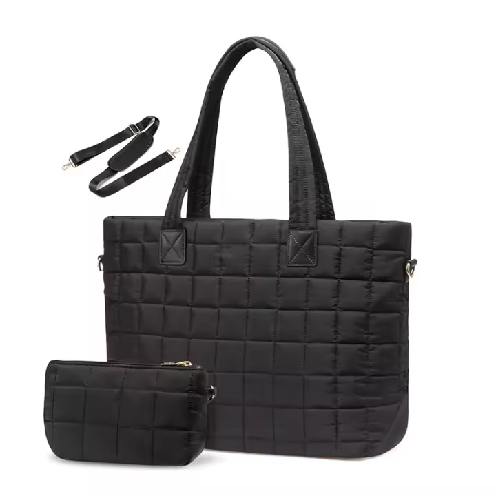 Bolso de mano para mujer, bolso de mano acolchado para actividades al aire libre, deportes, bandolera, senderismo, paquete de fin de semana - 1