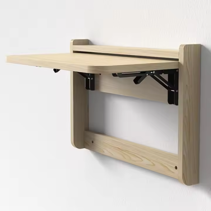 Mesas de hojas caídas montadas en la pared, mesa plegable flotante, escritorio para computadora portátil que ahorra espacio, encimera de 60*36Cm, para oficina en casa, habitación - 1