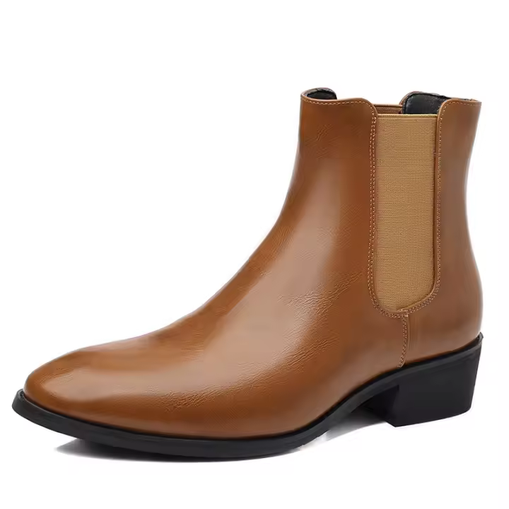 Moda Chelsea Botas de Hombre Tendencia Tubo medio - 1