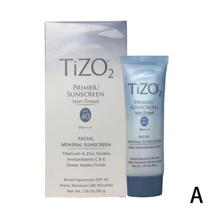 Crema de Protección Solar de Mineral Foso SPF 40+ Control de Aceite Mejora de Rugosidad - 1
