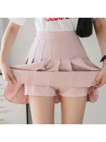 Falda coreana, pantalones cortos para mujer, minifaldas sexis de cintura alta para mujer, falda plisada Kawaii para mujer - details 5