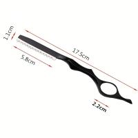 Navaja de Afeitar Profesional para Cabello con Hoja de Aluminio de Aviación 1Pcs Cuchillo de Peluquería para Salón Cortador de Cabello C0001A - details 6