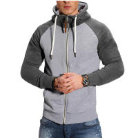 Sudadera deportiva para hombre, top con mangas de color en contraste, moda casual - details 28