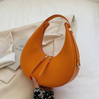 Bolso tote de moda para mujeres Bolso de lujo de medio cuarto Luna bolso de hombro de marca para damas Bolso de axila de cuero PU y monedero - details 5