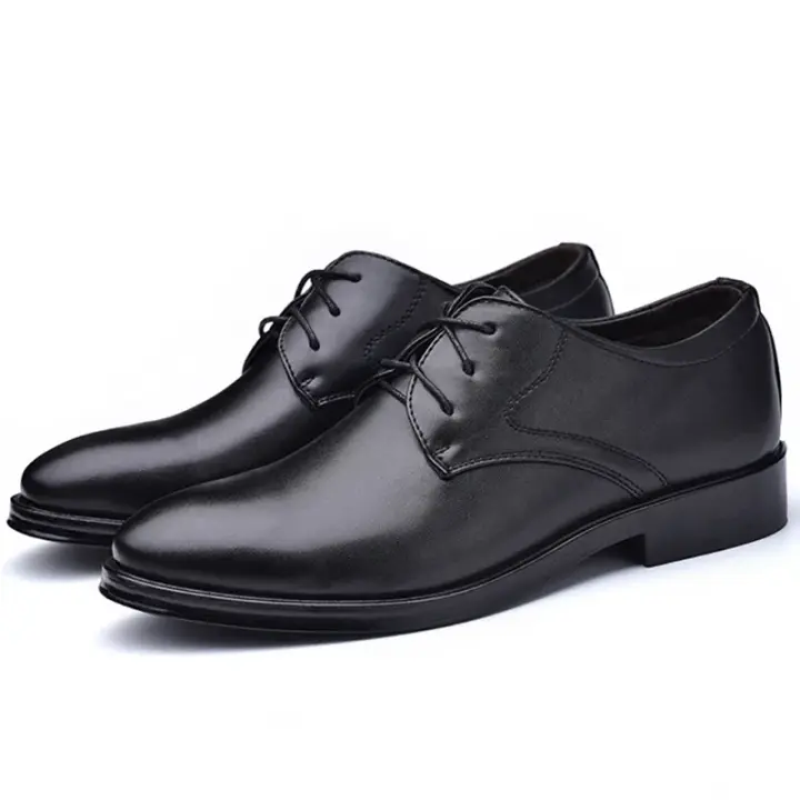 Zapatos formales de hombre Oxford negros para fiesta de boda, oficina y negocios - 1