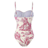 Nuevo traje de baño de una pieza para mujer, falda larga con protección solar y correa adelgazante, conjunto de dos piezas, traje de baño de aguas termales - details 11