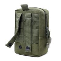 Bolsa táctica MOLLE, bolsa de accesorios para ventilador militar EDC, Kit de primeros auxilios para exteriores, Kit de emergencia, riñonera táctica de camuflaje - details 4