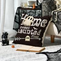 4 fundas de almohada para Halloween, decoración con diseño de calabaza y lunares, 45x45 cm - details 10